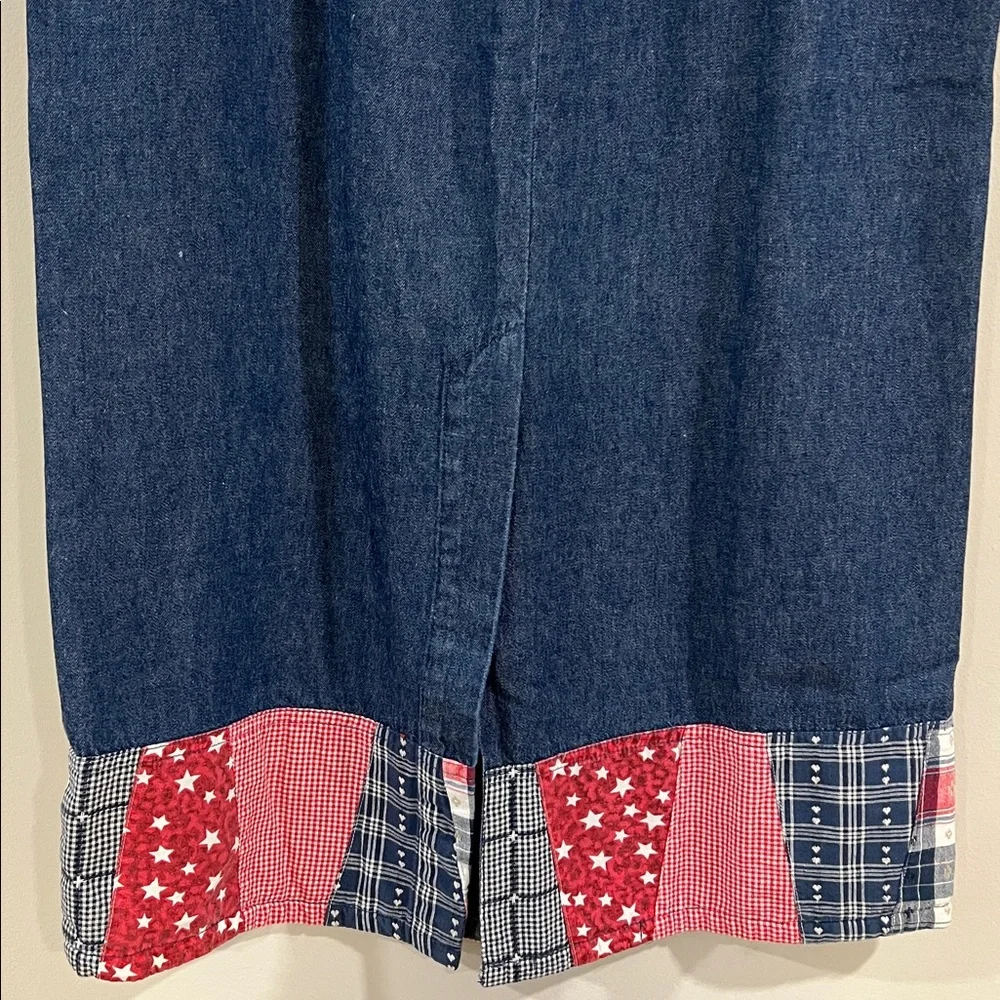 Karen Scott Blue‎ Denim Skirt